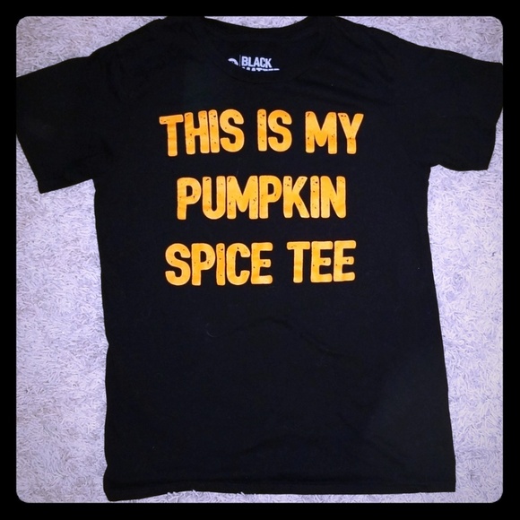 Black Matter SM Black "This Is Pumpkin Spice T-shirt" Tee - Picture 1 of 6